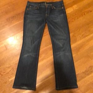 7 for all mankind low rise bootcut jeans